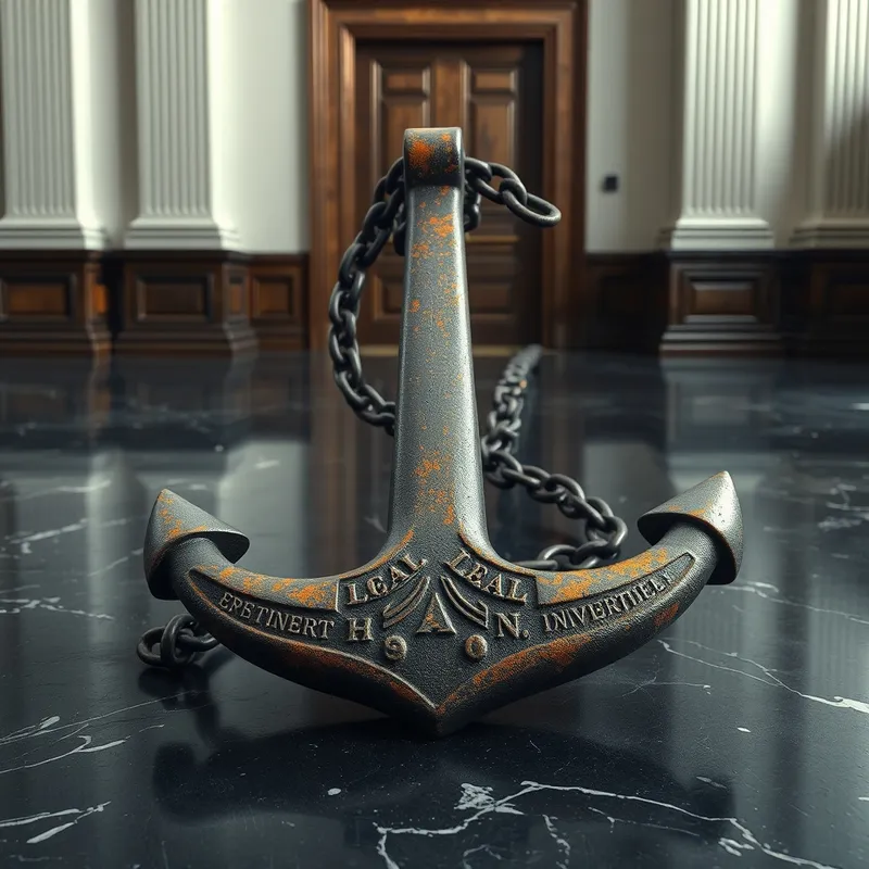 The Anchor of Justice: A lifetime debt sentence.