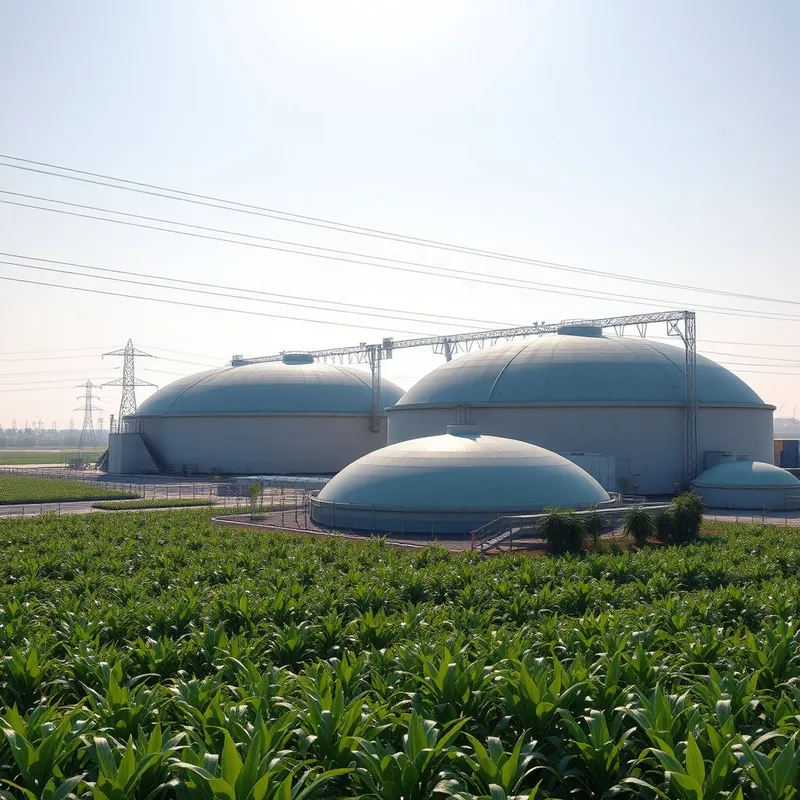 The Bio-Grid: Converting agricultural waste into digital energy.