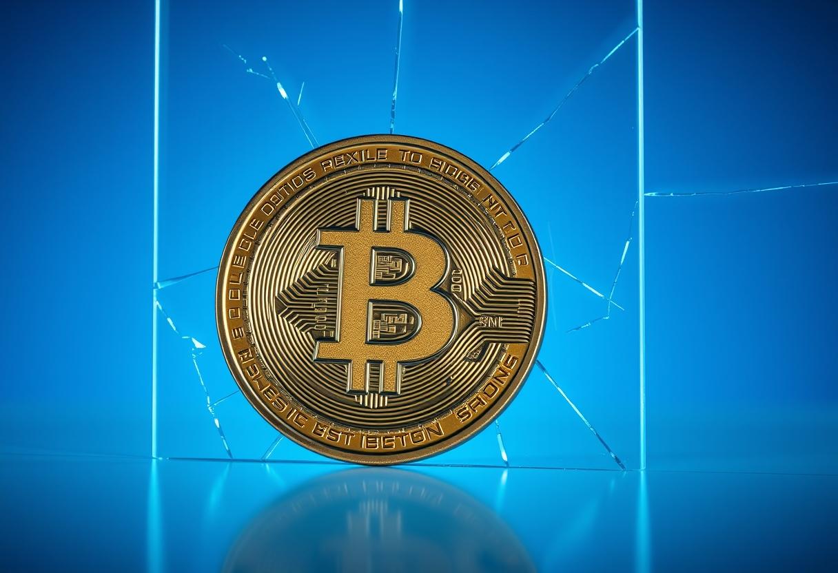 The Glass Ceiling: Bitcoin's fragile momentum.