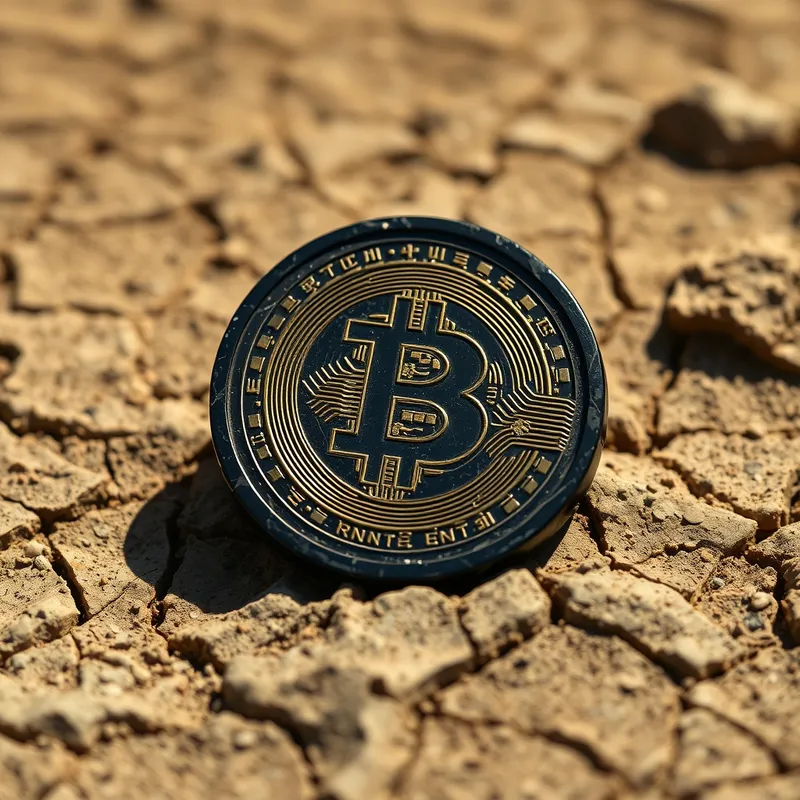 Arid Ground: Bitcoin parched of liquidity.