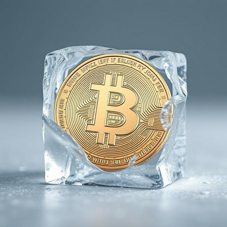 Liquid Gold on Ice: Volatility compression locks asset price.