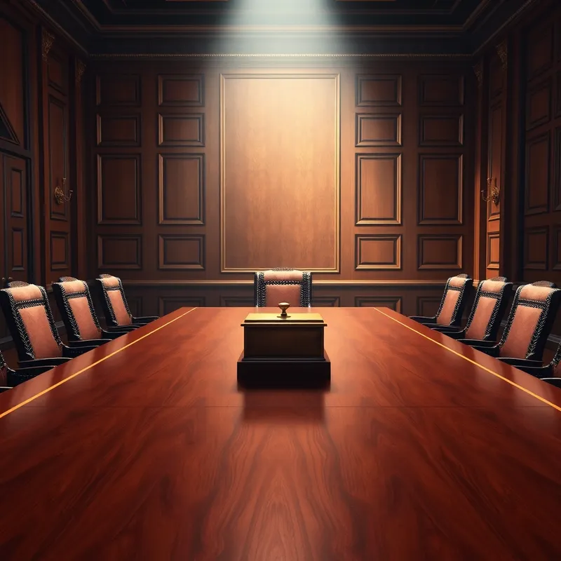 The Silent Boardroom: Where synthetic tokens hold no sway.