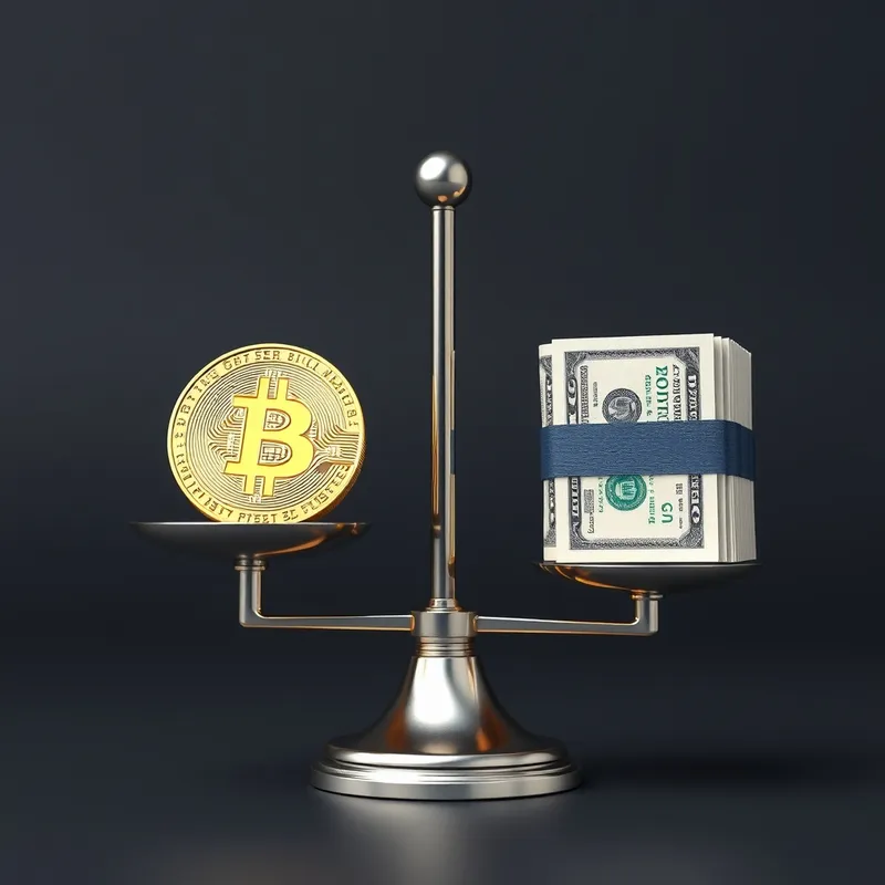 The Capital Allocation Dilemma: Fiat stability against crypto exposure.
