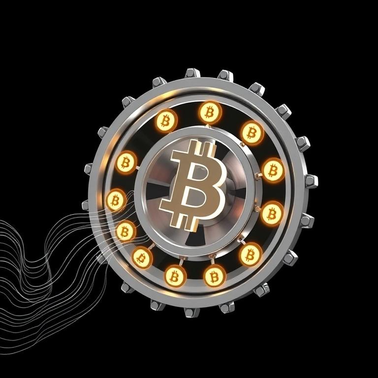 The capital flywheel mechanism efficiently converts investor equity into significant Bitcoin acquisitions.