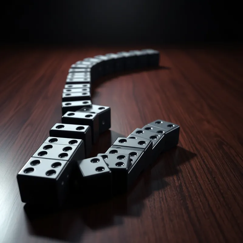 The Domino Effect: How cheap leverage unwinds systemically.