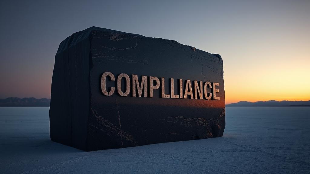 The Compliance Monolith: The unyielding future of global exchange boundaries.