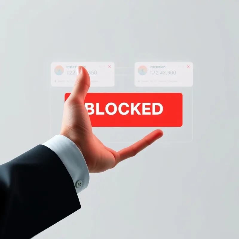 The Compliance Wall: Institutional access halted by sudden foreign decrees.