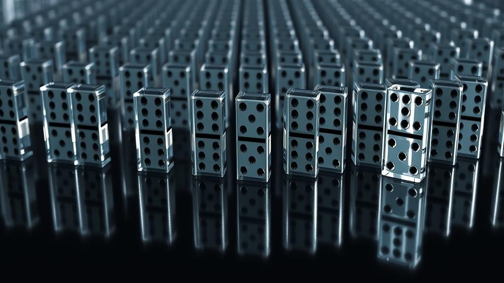 The Glass Dominoes: Consensus vulnerability at the market peak.