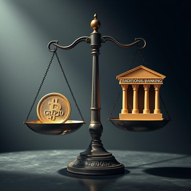 Consumer confidence shifts, subtly elevating digital assets above traditional financial institutions.