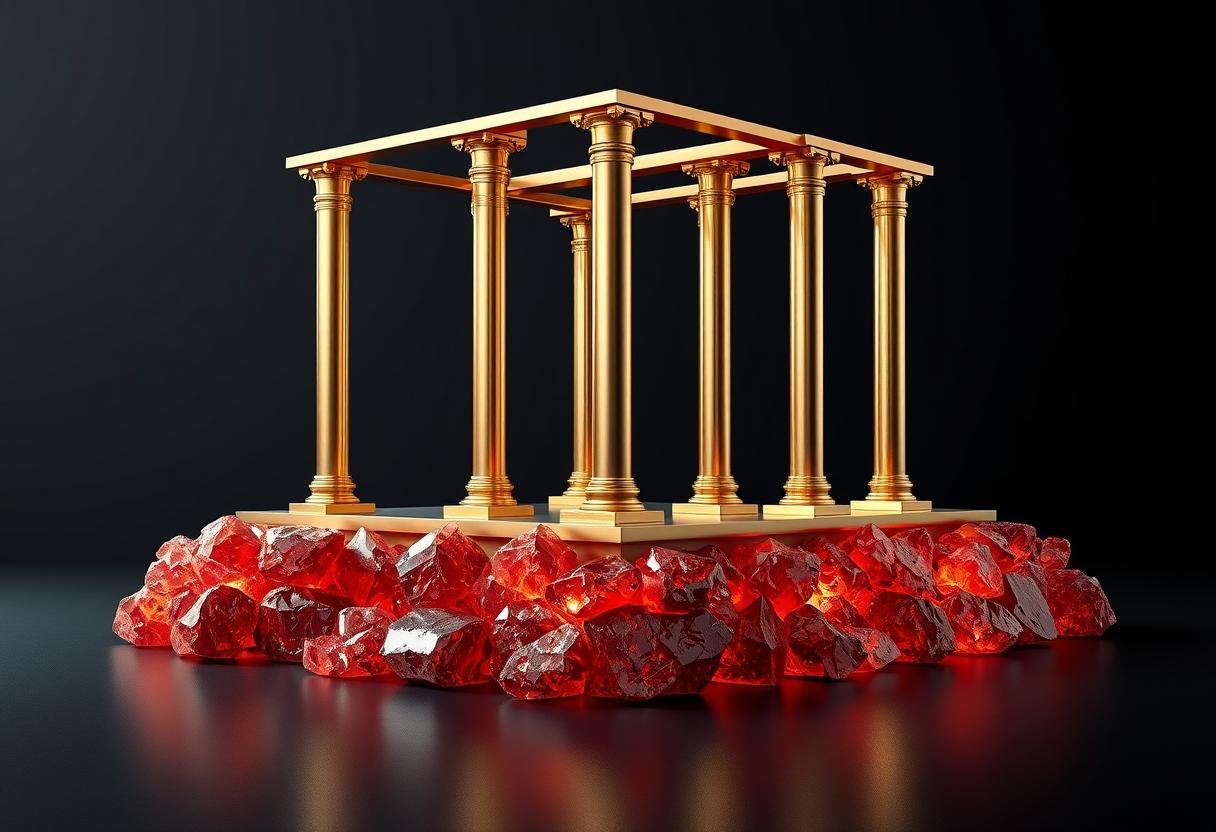 Systematic Scaffolding: The corporate architecture propping up Tron's valuation.