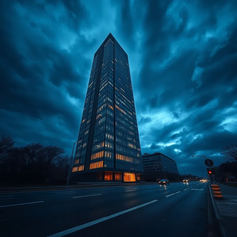 Isolated Dominance: The corporate fortress under siege.