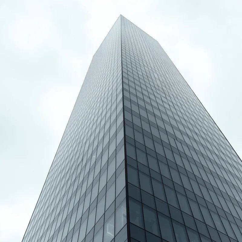 Corporate Glass: The towering facade of elite professional services.