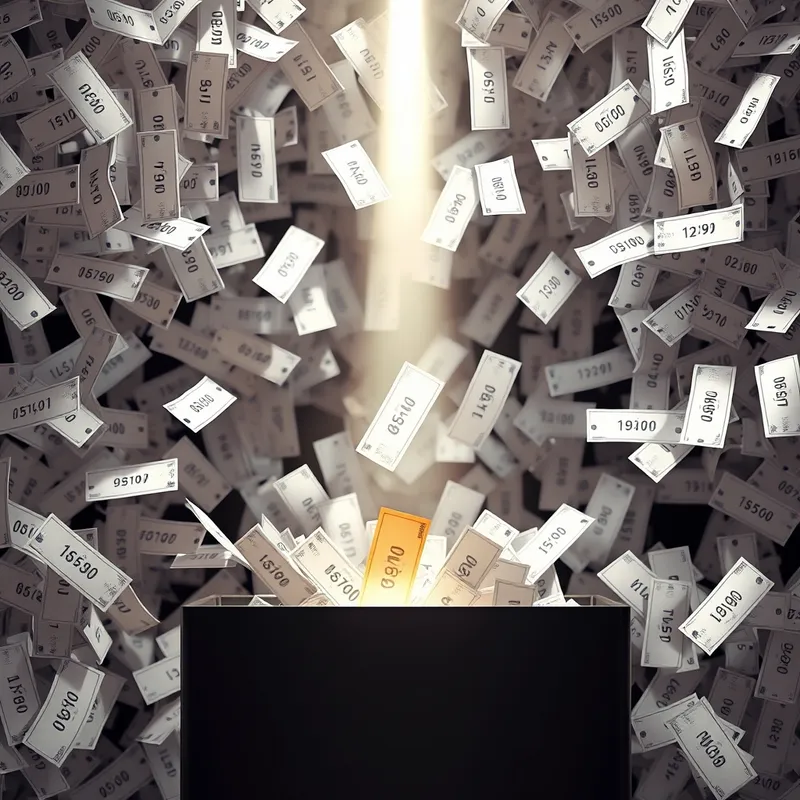 The Crowded Gate: Thousands chasing scarce digital assets.