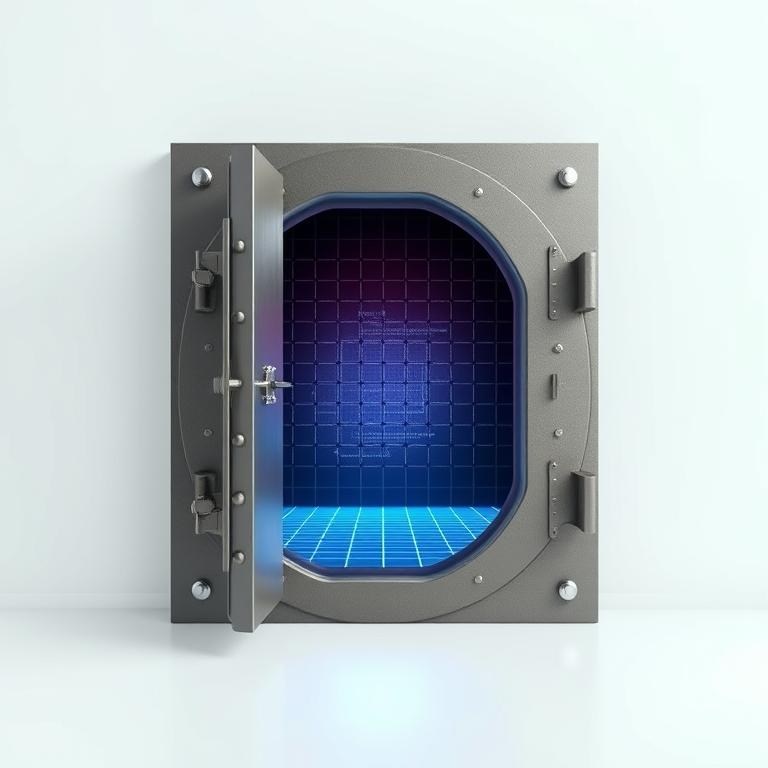 Custodial Peril: Vault doors guarding layered counterparty obligations.