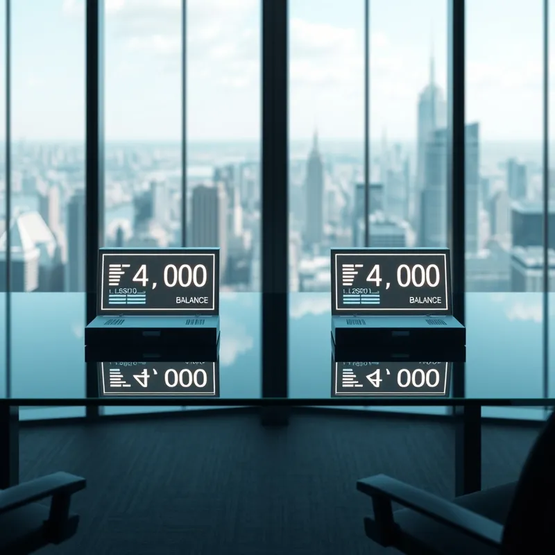 Data Balance: The contrast between ledger value and market price.