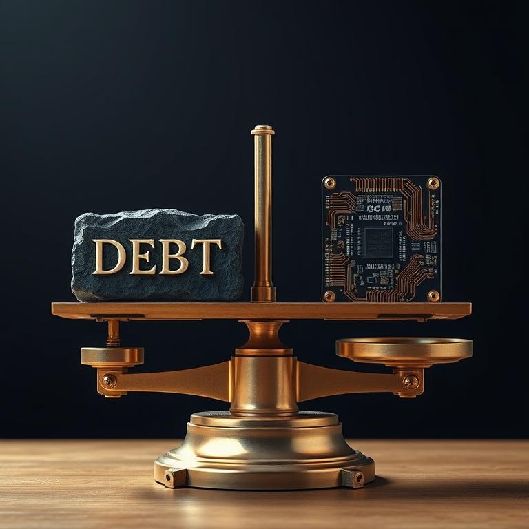 The Debt Balance: Trading future tech for immediate solvency.