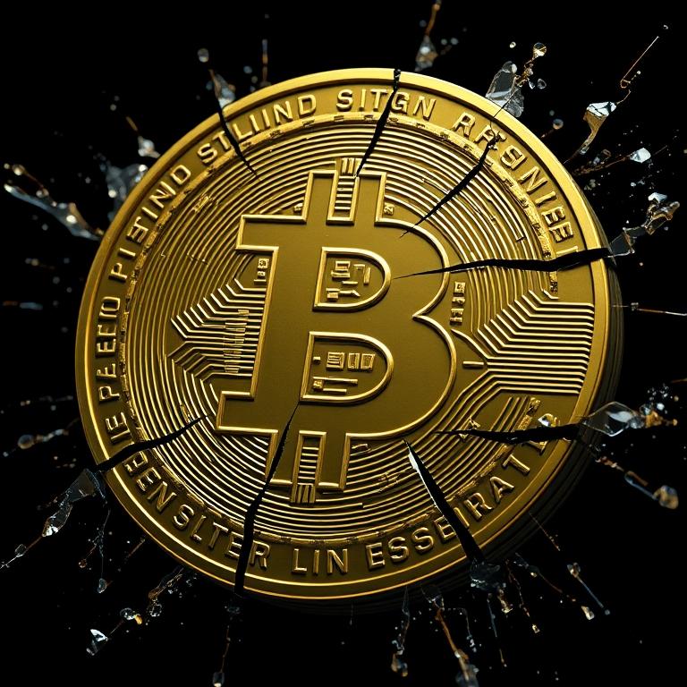 The leading digital asset's price structure shows signs of severe strain under macro and leverage pressures.