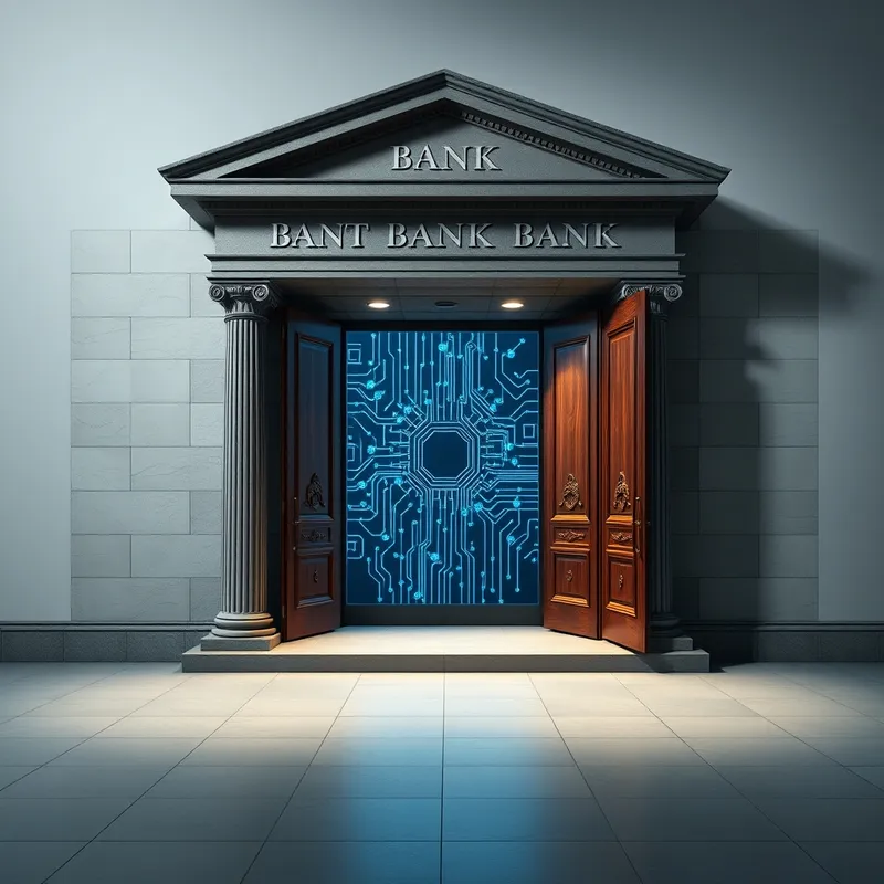 The Digital Core: Traditional facades masking crypto infrastructure.