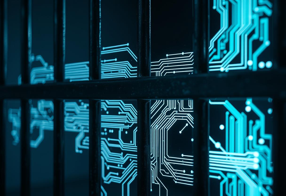 Digital Exodus Behind Physical Iron Bars
