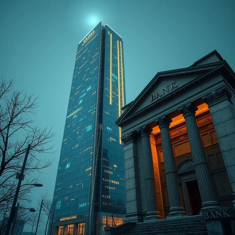 Architectural Displacement: Digital rails challenging traditional banking moats.