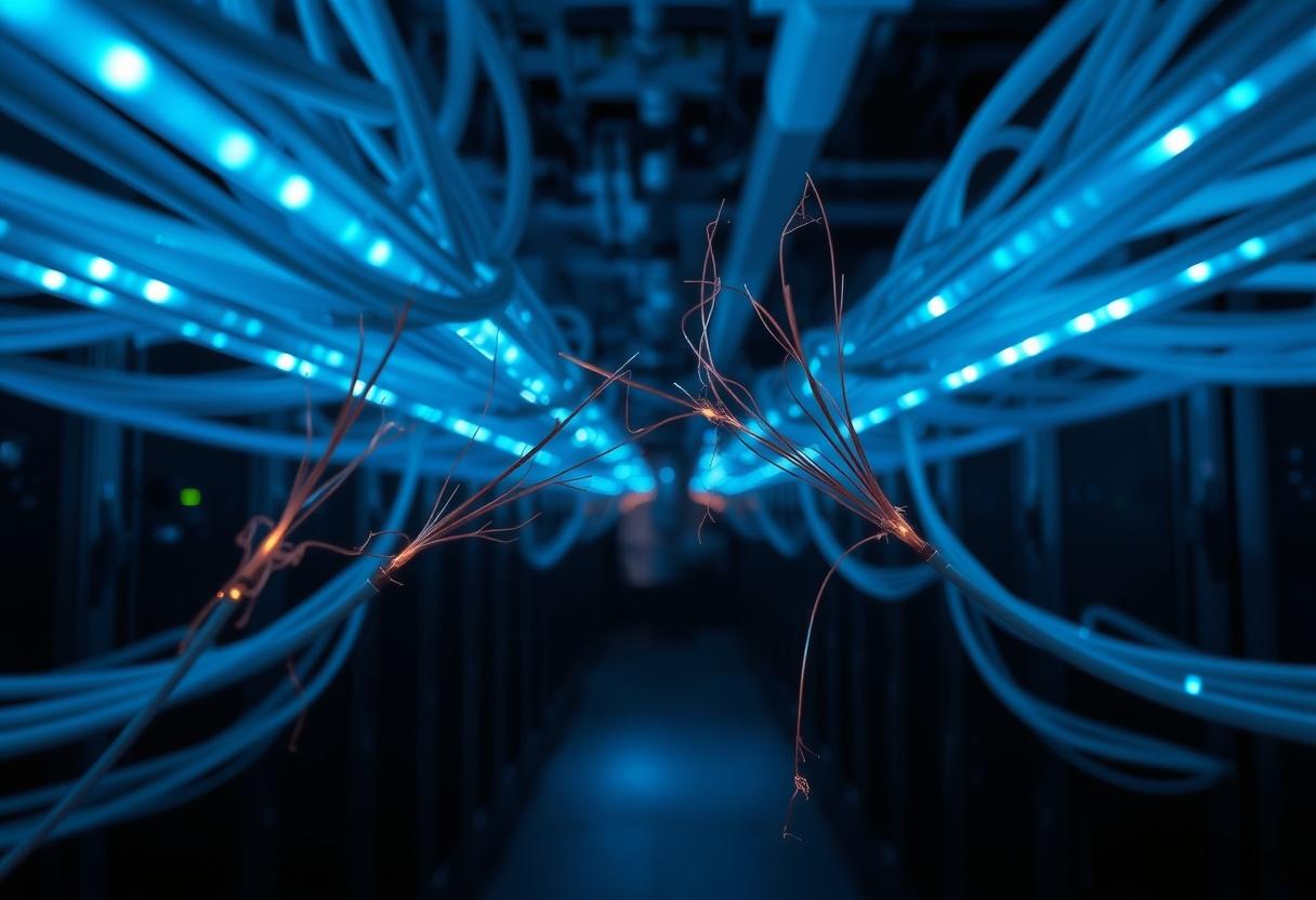 Disconnected capital: Where the routing path fails.
