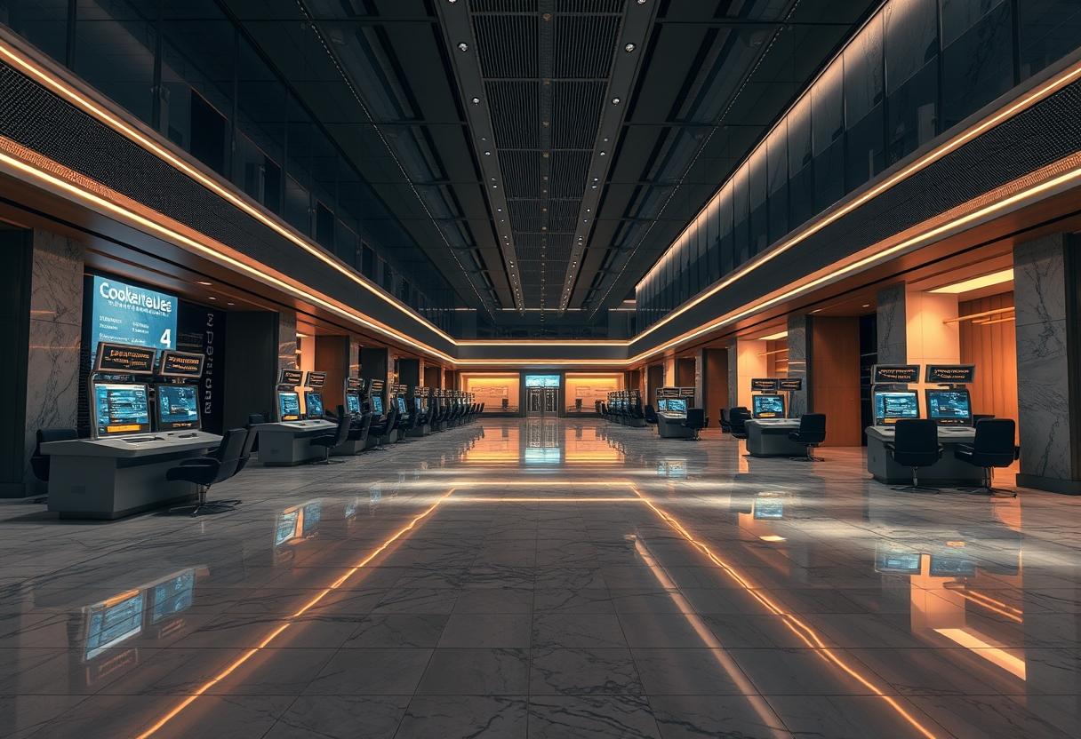 The Ghost Market: Empty terminals waiting for real demand.