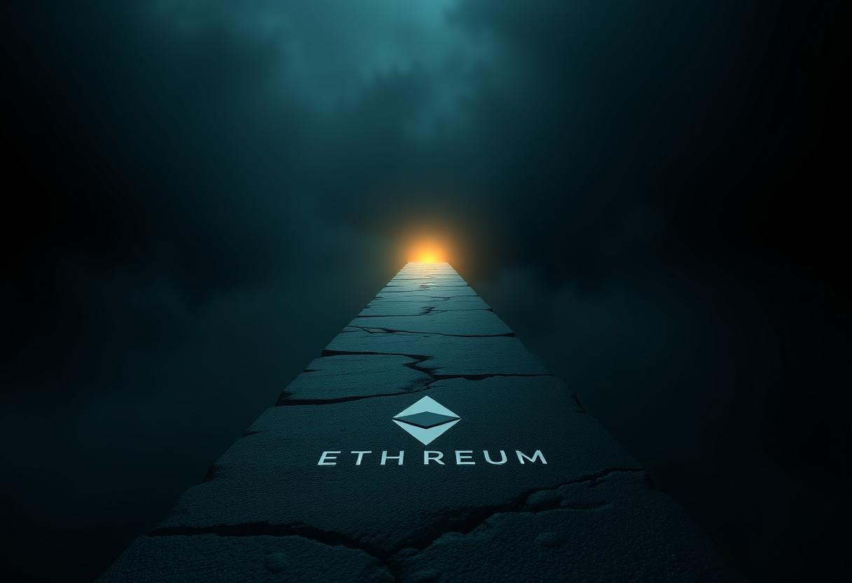Ethereum's price hovers at critical support, poised for a decisive move as extreme market conditions reach a breaking point.