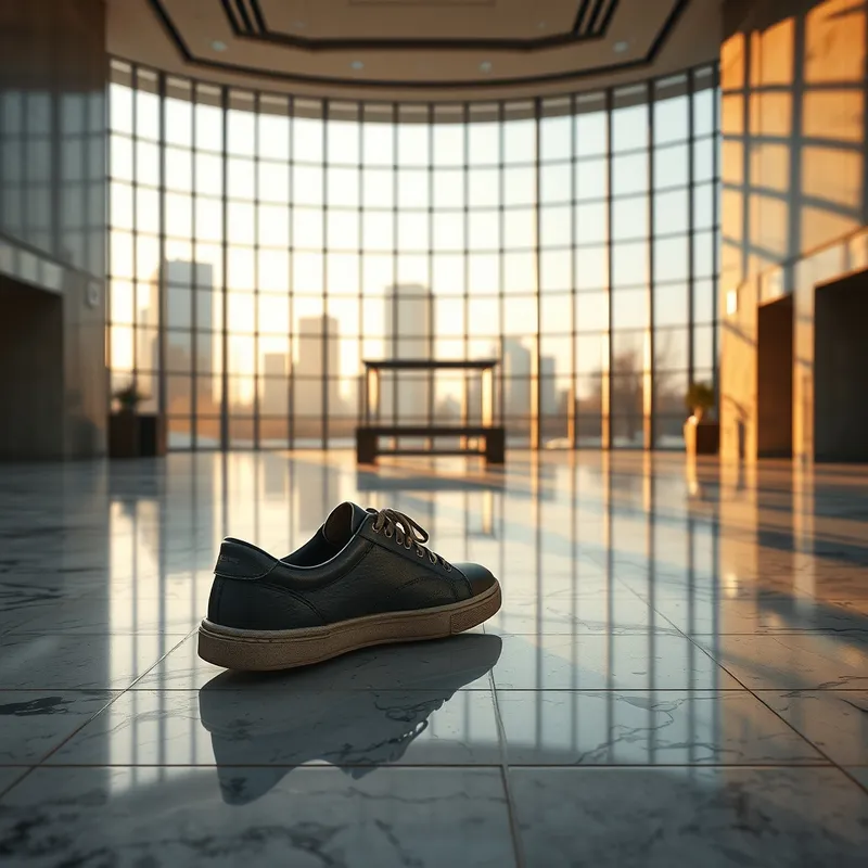 The Fallen Giant: A stark symbol of retail displacement.
