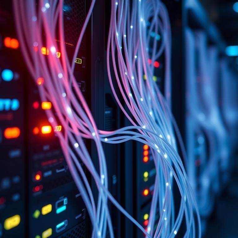 Fiber Pathways: High-speed conduits routing institutional liquidity seamlessly.