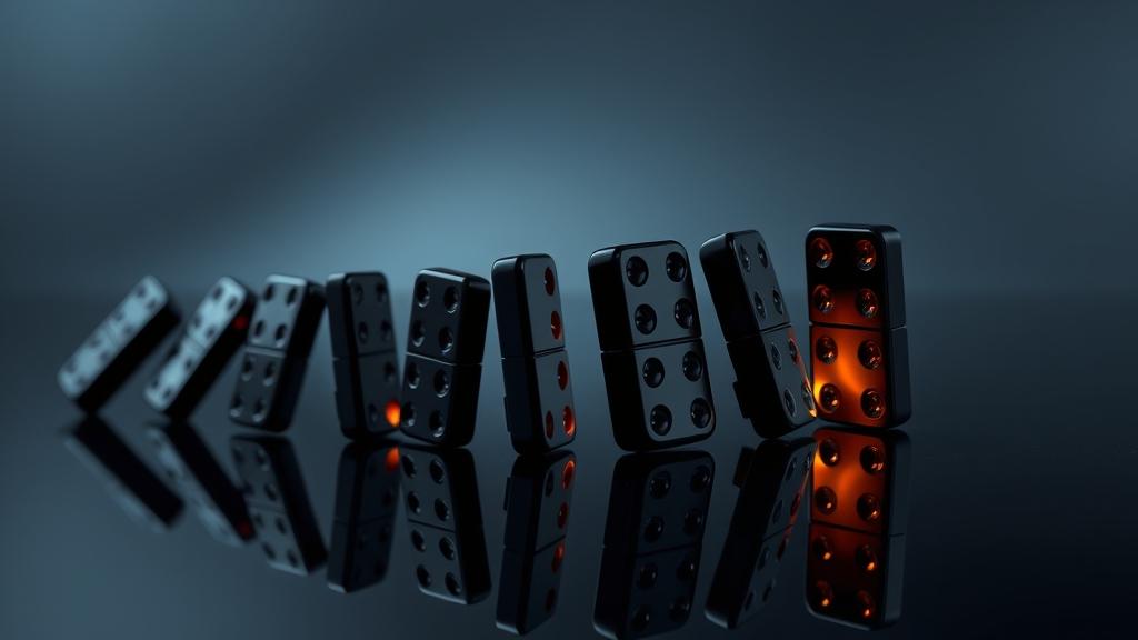 Systemic Cascade: The domino effect of forced liquidations.