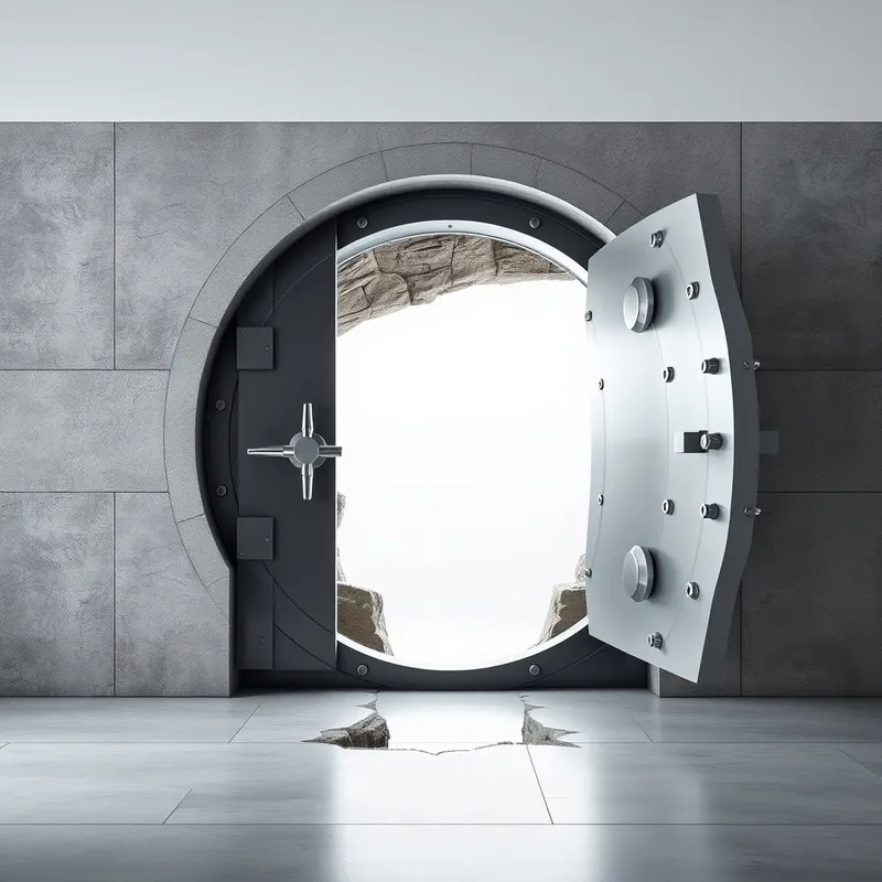 The Fortified Vault with an Open Window