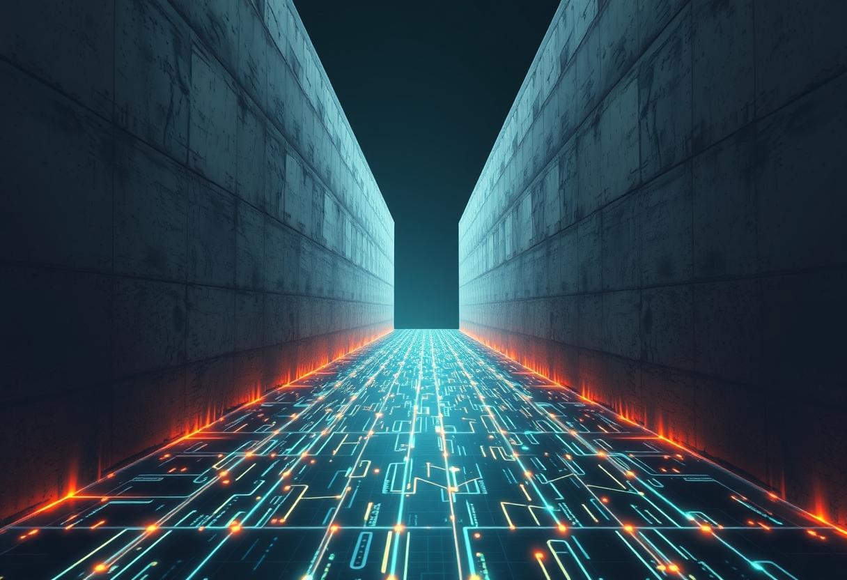 The Splinternet Realized: Fragmented networks under national borders.