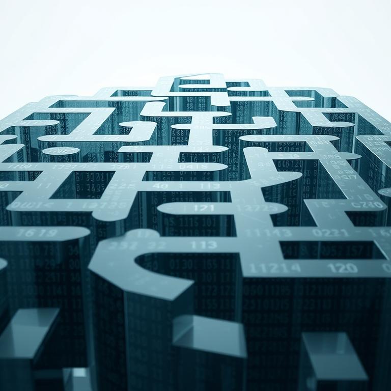 The maze of private routing breaks blocks into shadows.