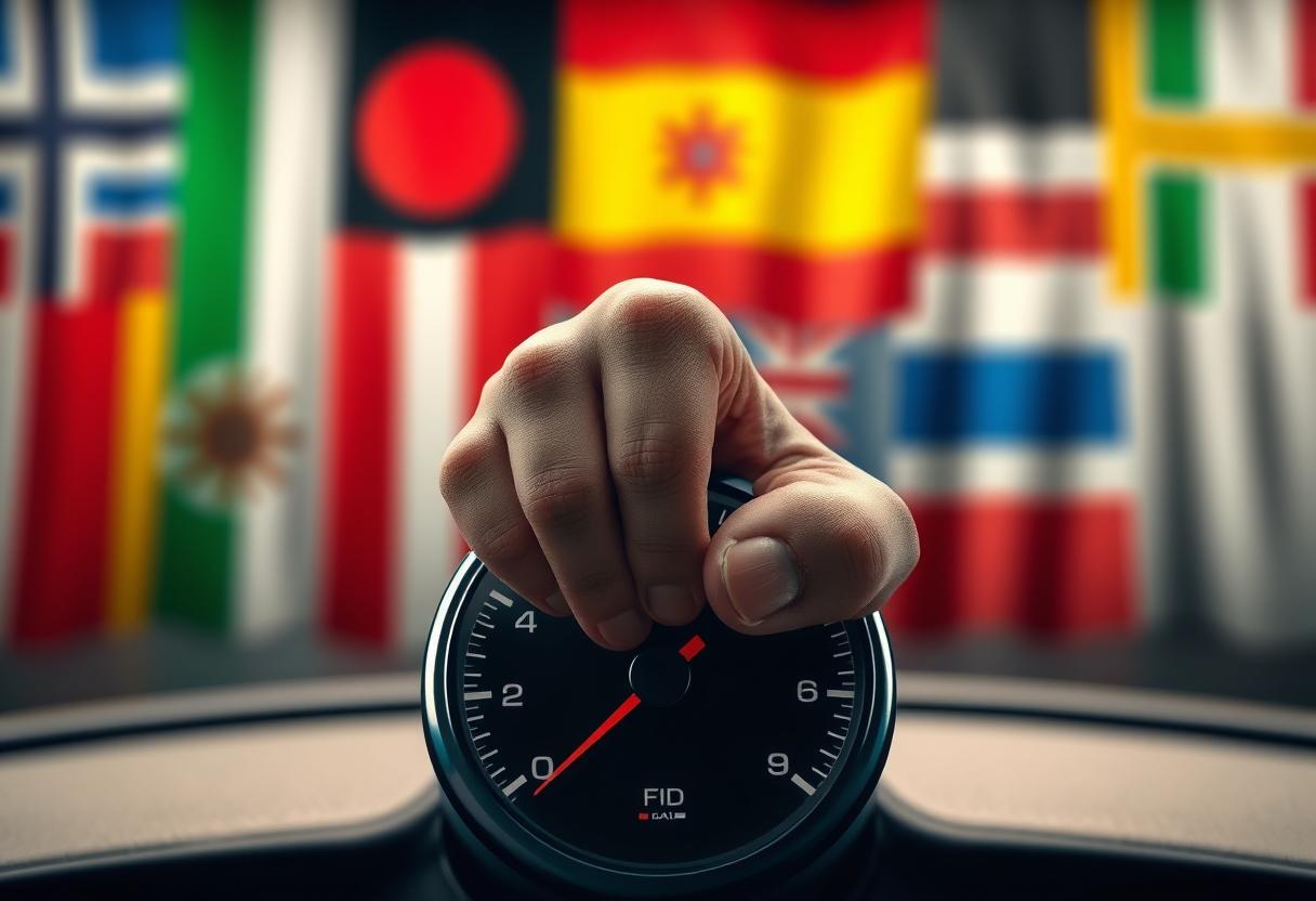 Governments across eight nations tighten energy consumption controls and rationing measures.