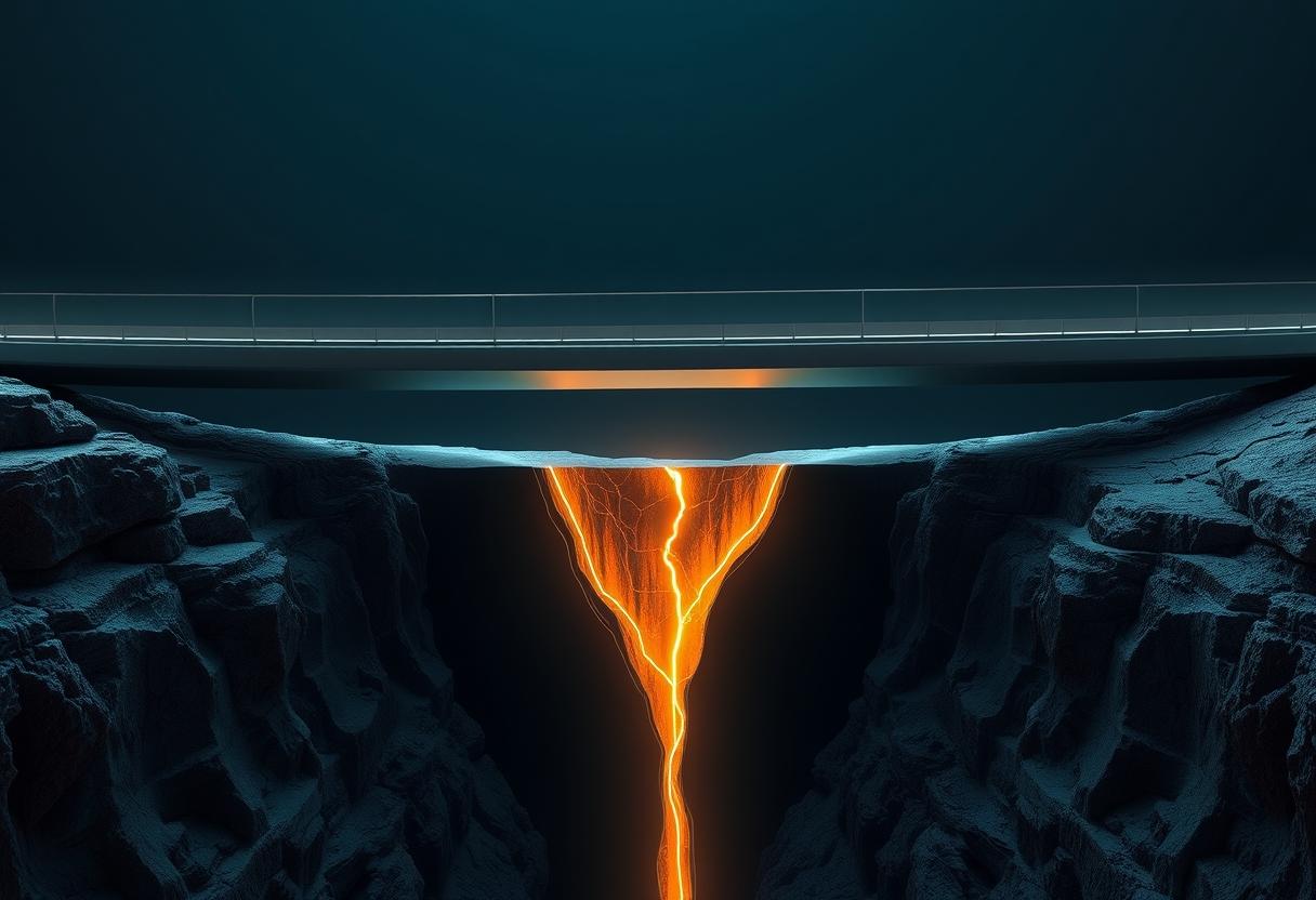 The deceptive calm shrouding a critical underlying vulnerability within the market's foundations.