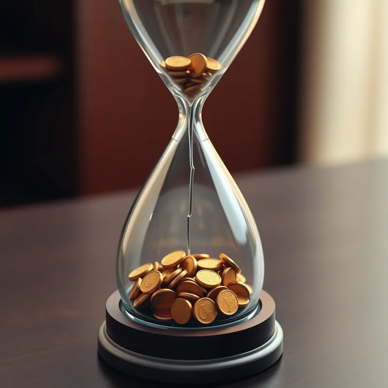 The Hourglass of Debt: Time-bound corporate obligations.
