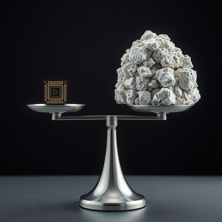 Imbalanced Scales: Commodity glut versus premium pricing.