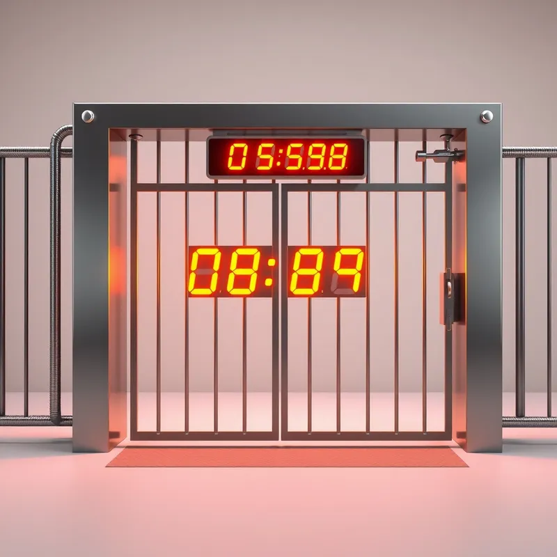 The final hours before infrastructural obsolescence locks the gates.