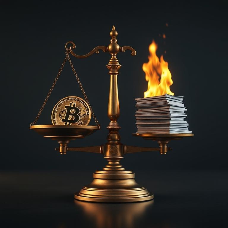 Inflation's unexpected heat balances against new leadership's perceived crypto-friendliness.