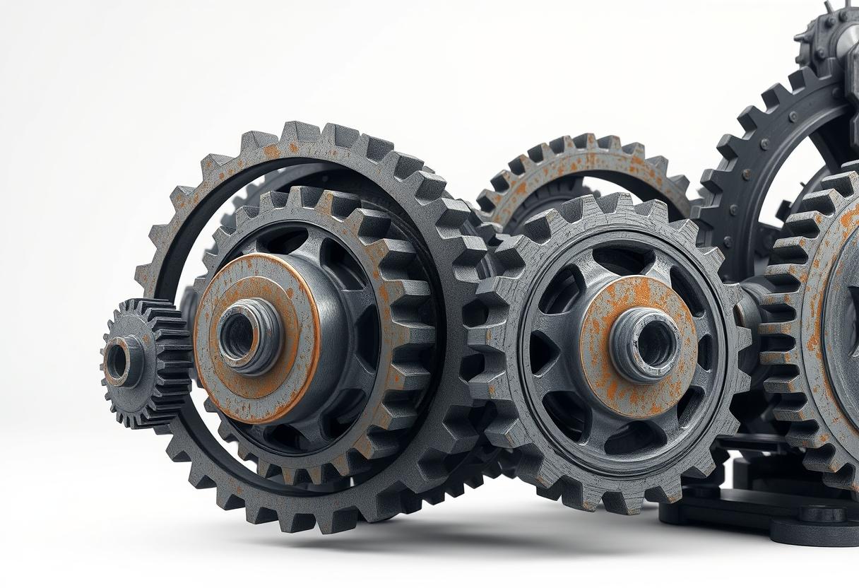 Institutional machinery grinding against stagnant network activity.