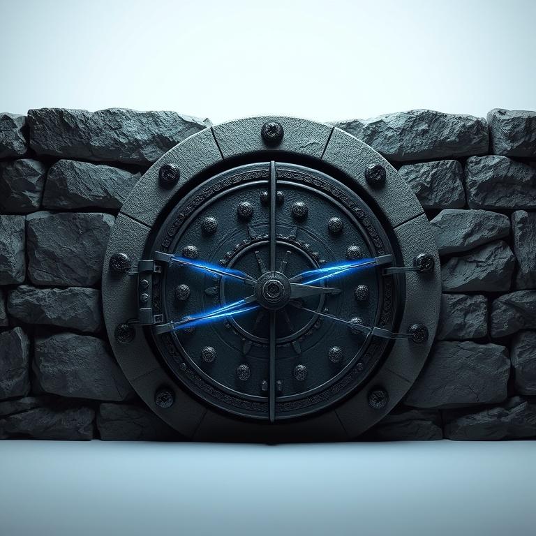The Institutional Vault: Digital assets locked in sovereign brick.