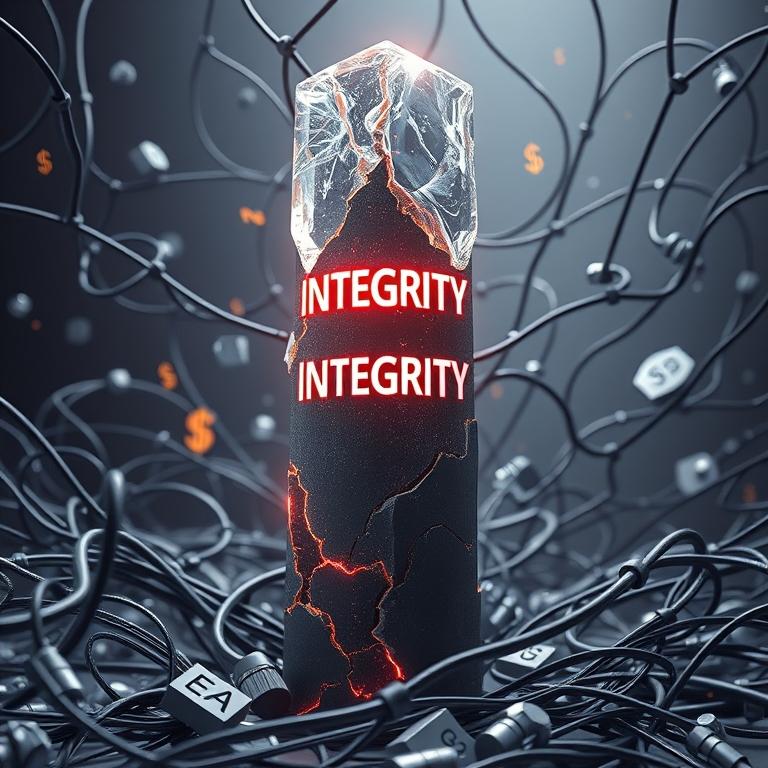 The integrity of governance faces examination amid market and policy entanglements.