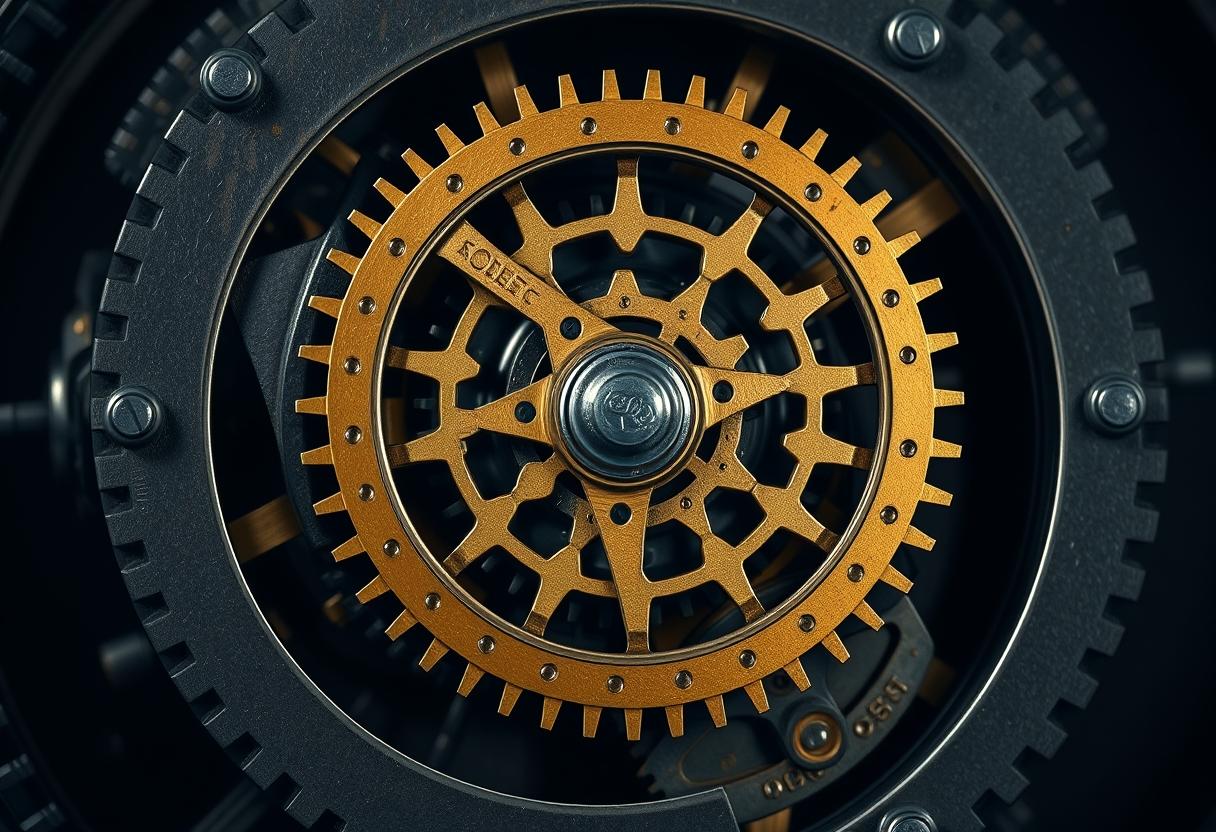 The Interlocked Gears: Corporate strategy tethered to market whims.