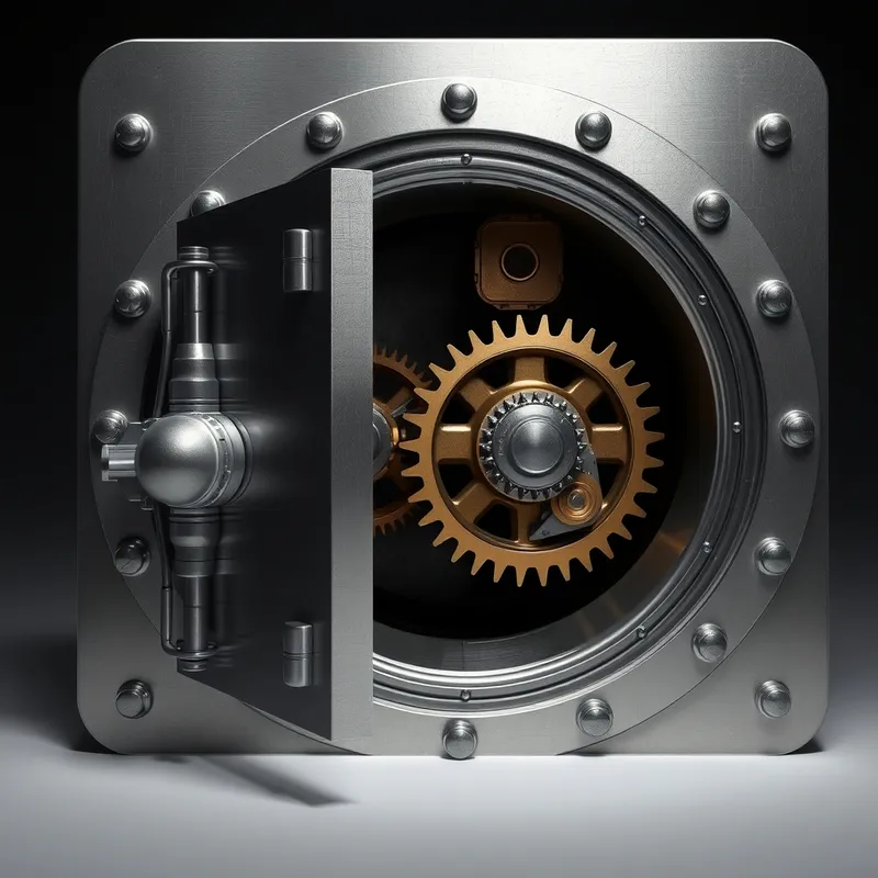 Interlocked mechanisms turning beneath the calm surface of borrowing costs.