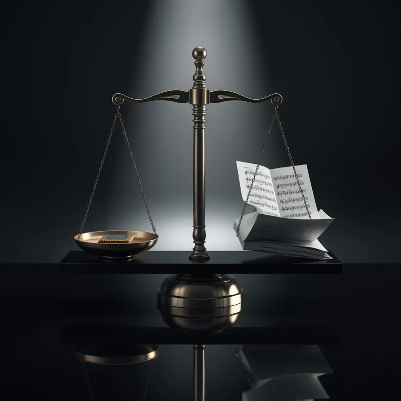 The Legal Balance: Weighing innovation against copyright law.