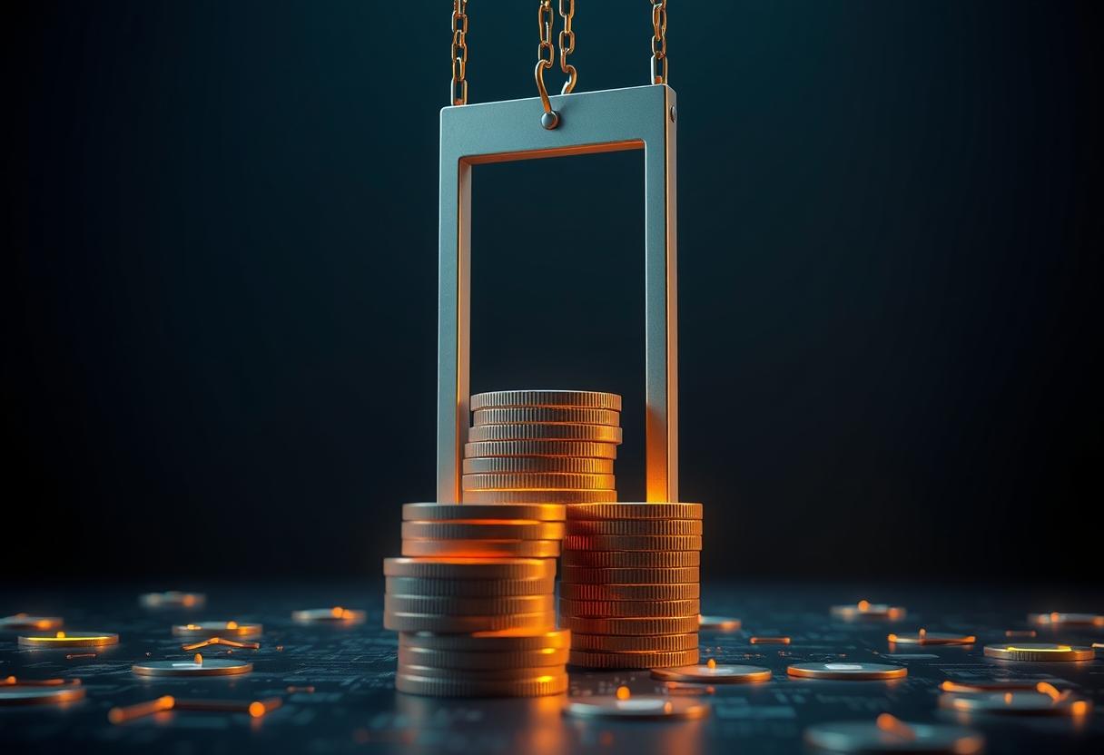 Leveraged positions converge at a critical threshold, threatening rapid price compression and forced unwinds.