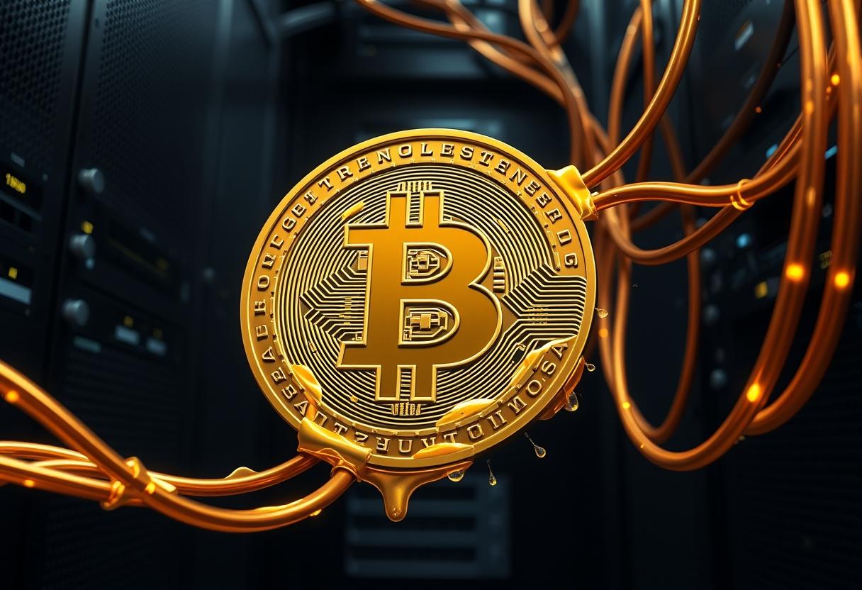 The Liquidation Chasm: Sacrificing digital gold for computing power.