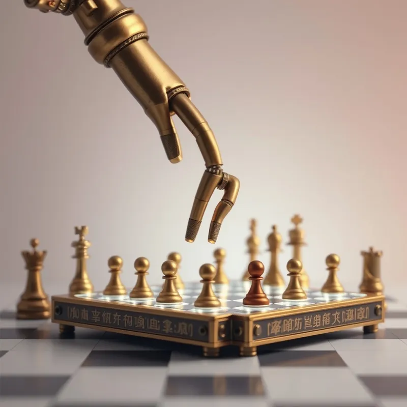 Logic vs. Capital: The mechanical pursuit of absolute reason.