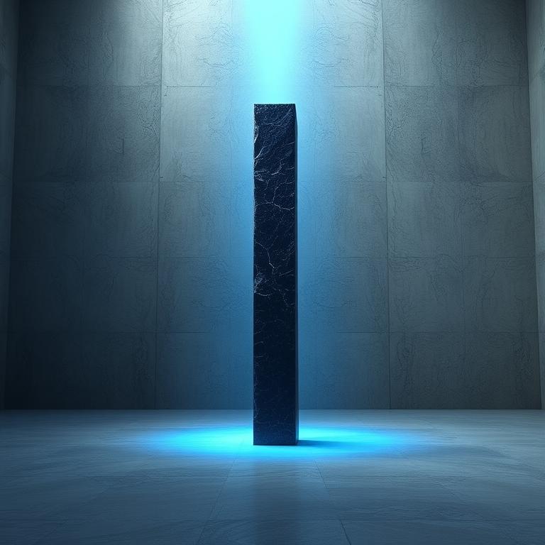 Monolithic strength masking deep underlying fissures within the ledger.