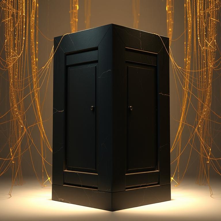 The Golden Web: Social engineering wrapping decentralized power.
